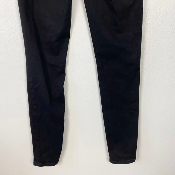 J. Crew Factory 10" High-Rise Skinny Jeans Black Stretch Jeggings Size 26 Tall - Picture 8 of 10